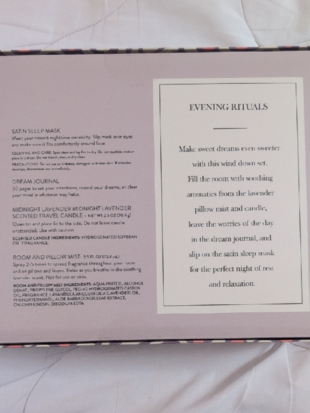 NEW- Evening Rituals Sleep Set - Lavender - Picture 2 of 8